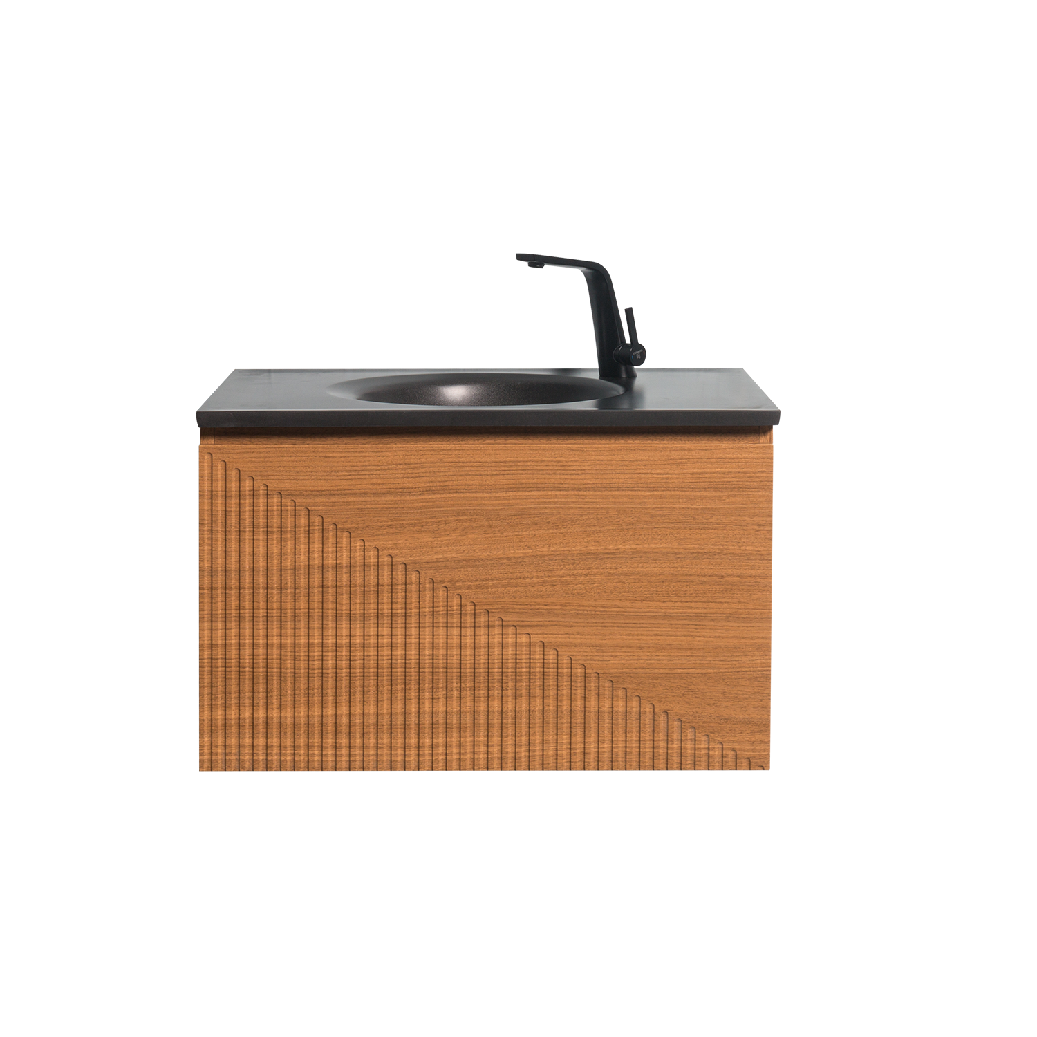 Duko Simon 30-DW Single Bathroom Vanity in Dark Walnut Black