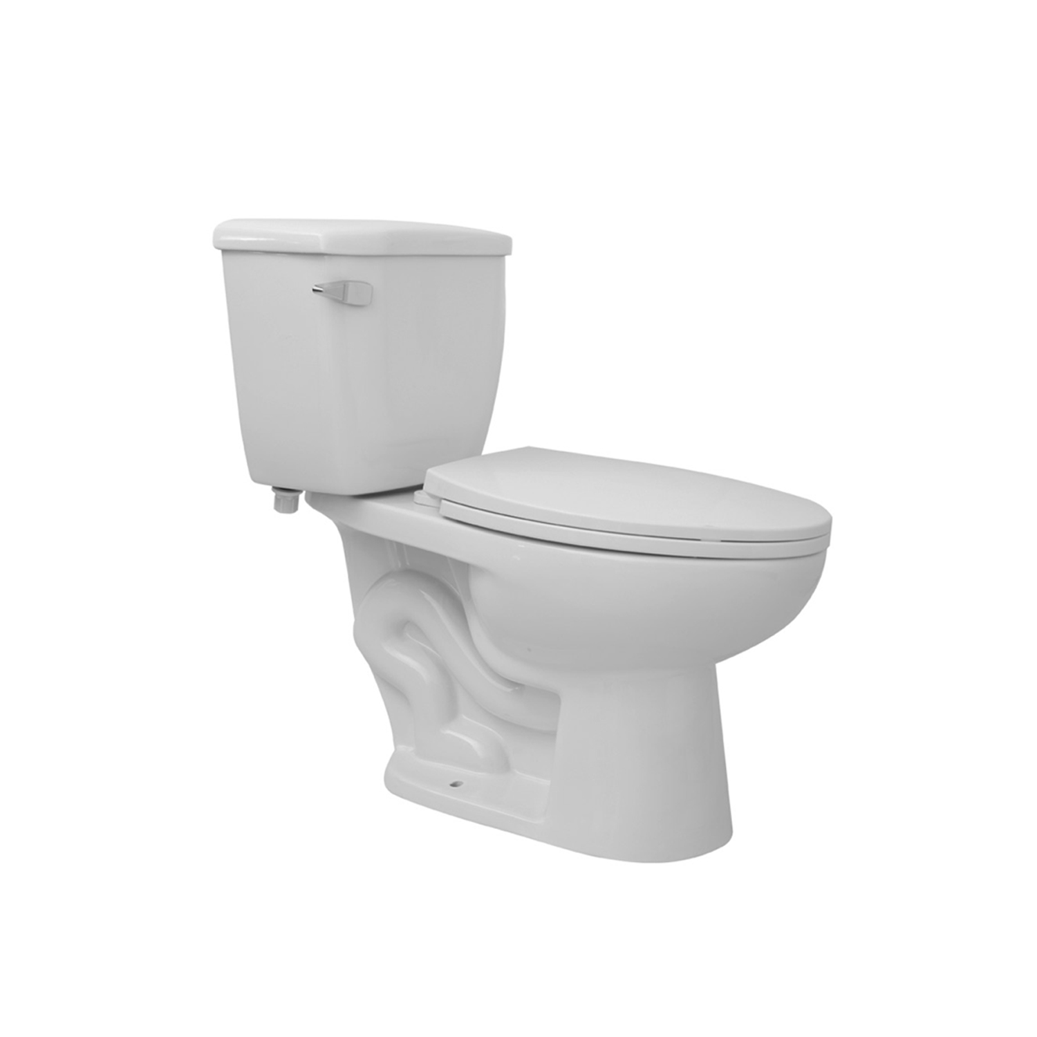 Duko A249R+T491.0GS Two-Piece Single Flush Round Front