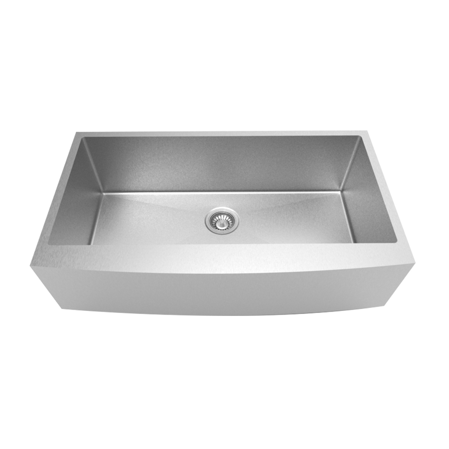 HU3322S 304 Stainless Steel Single Bowl Farmhouse Apron Kitchen Sink