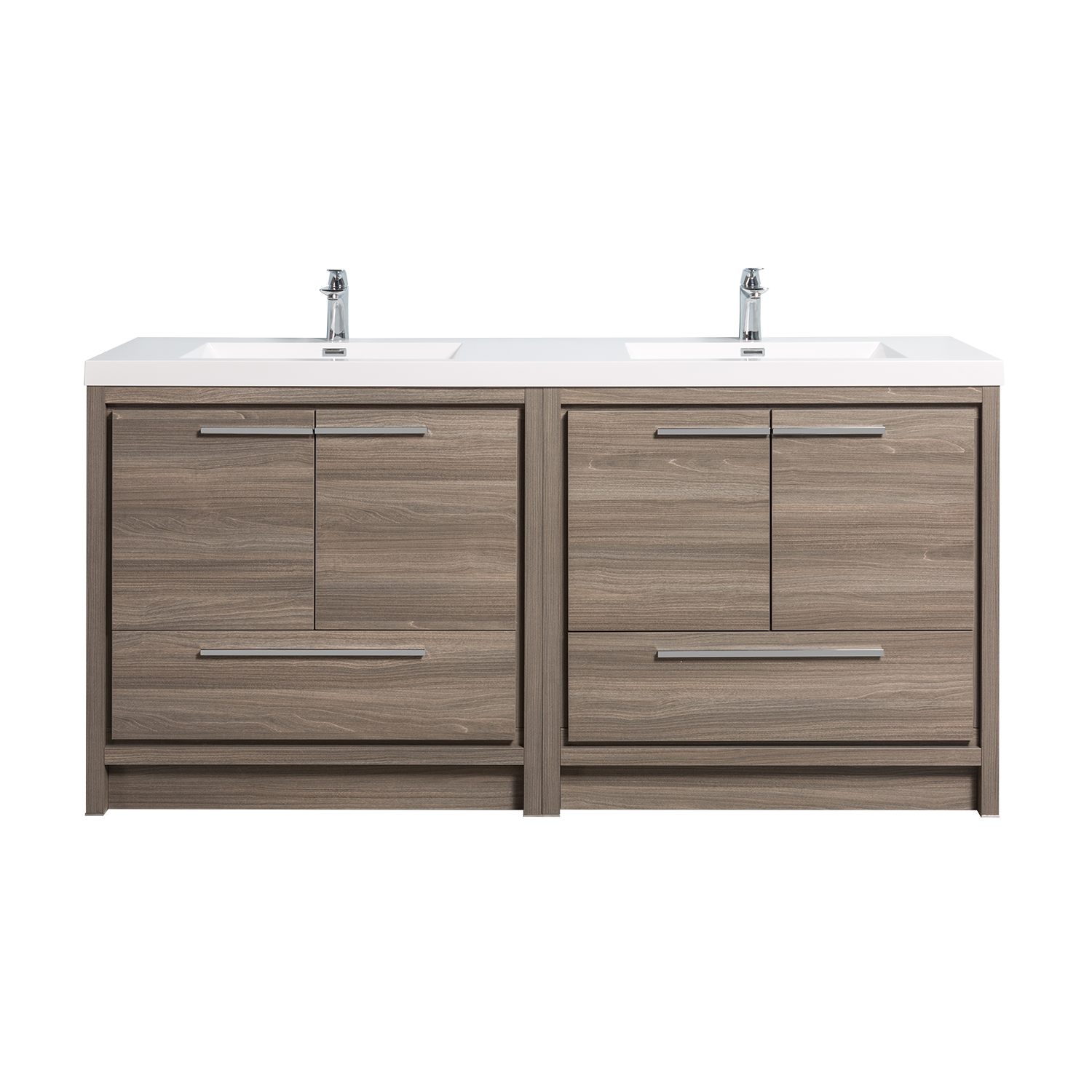Duko Allier 70D 70" Rectangular Sink Bathroom Vanity Cabinet
