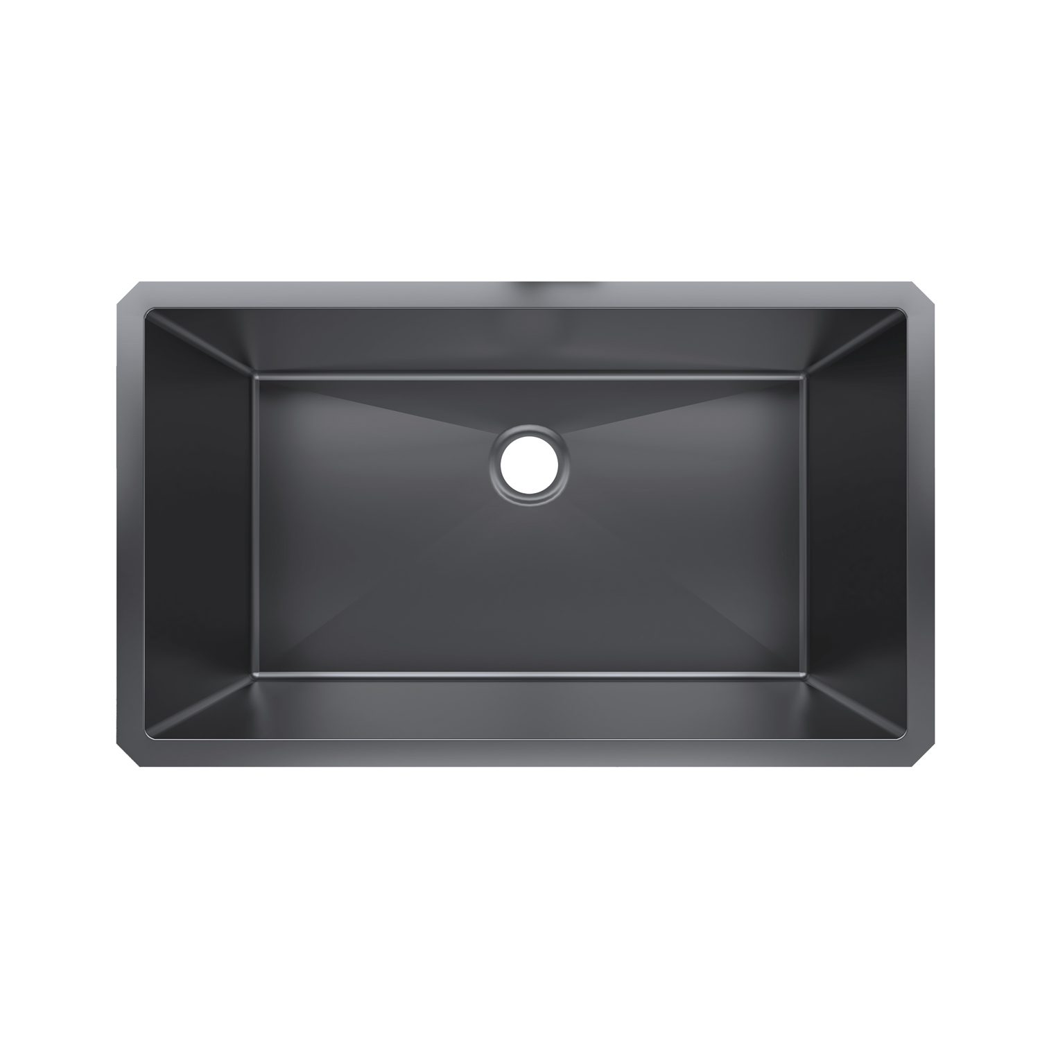 HU3219S S 32 Undermount 18 Gauge Single Bowl 304 Stainless Steel 