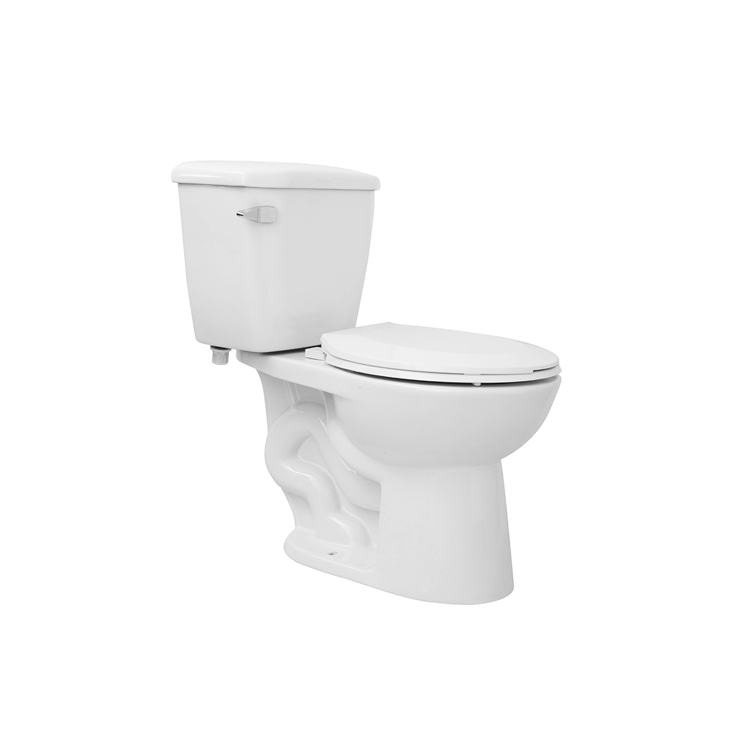 Duko A249L+T491.0GS Two-Piece Single Flush Elongated Toilet