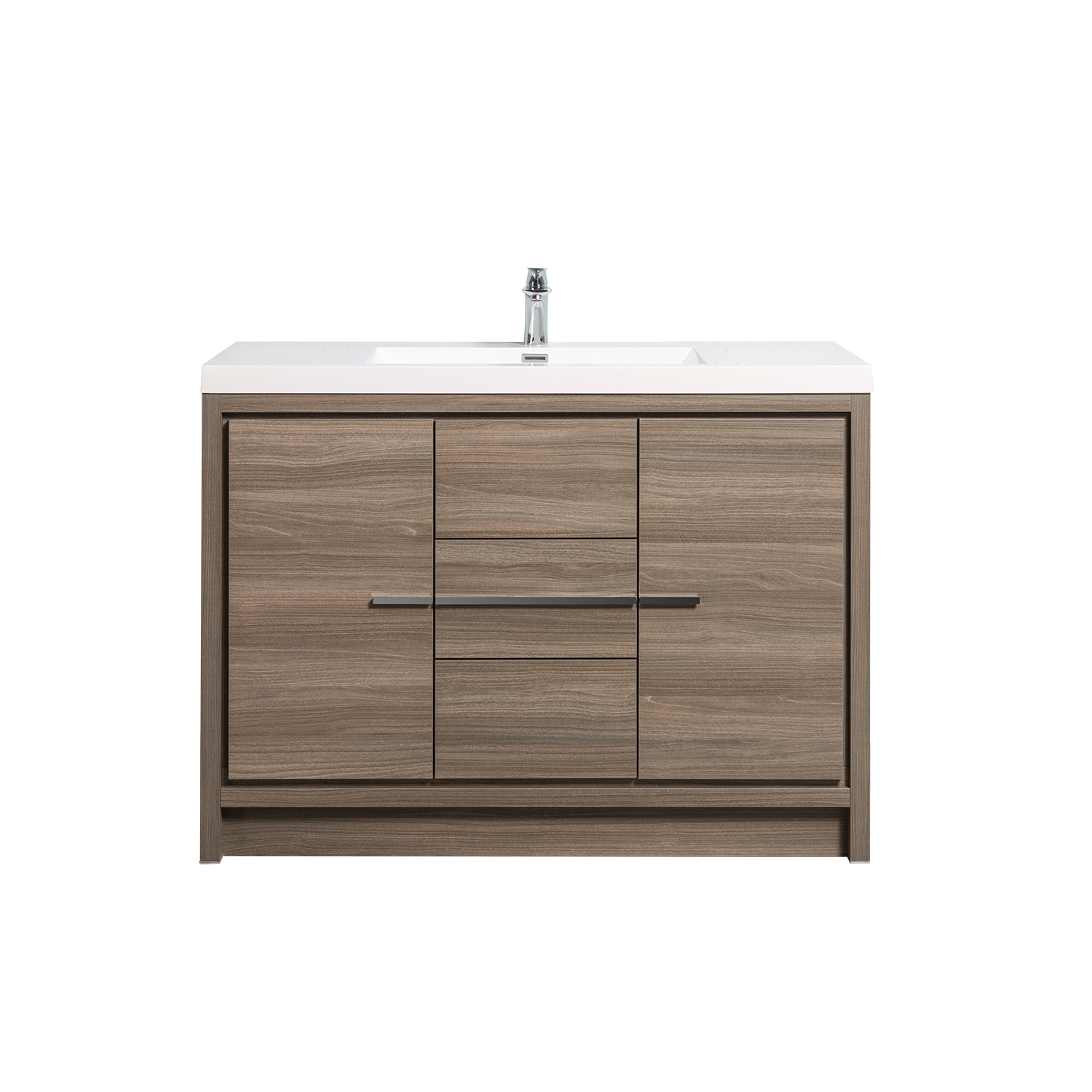 Duko Allier 48 48" Rectangular Sink Bathroom Vanity Cabinet