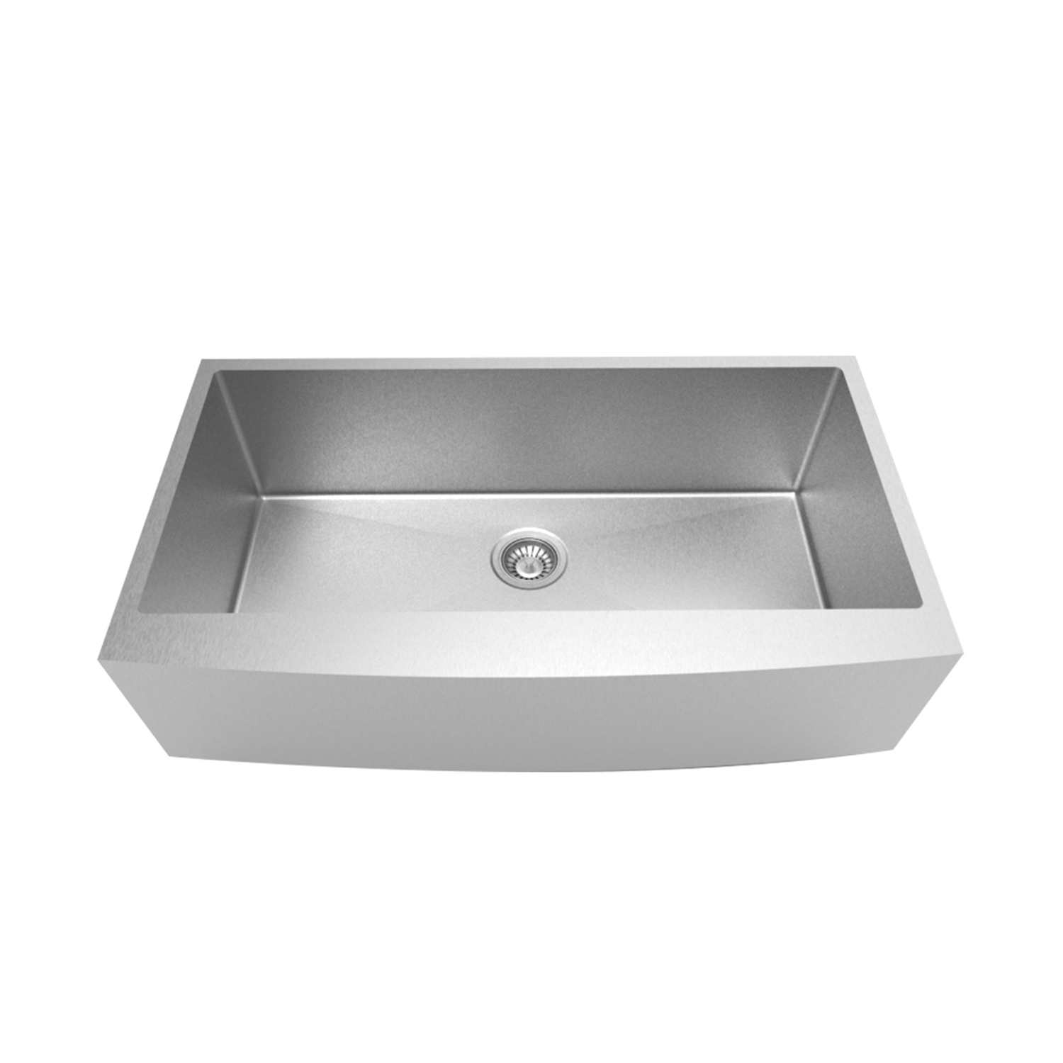 HU3622D 304 Stainless Steel Double Bowl Farmhouse Apron Kitchen Sink