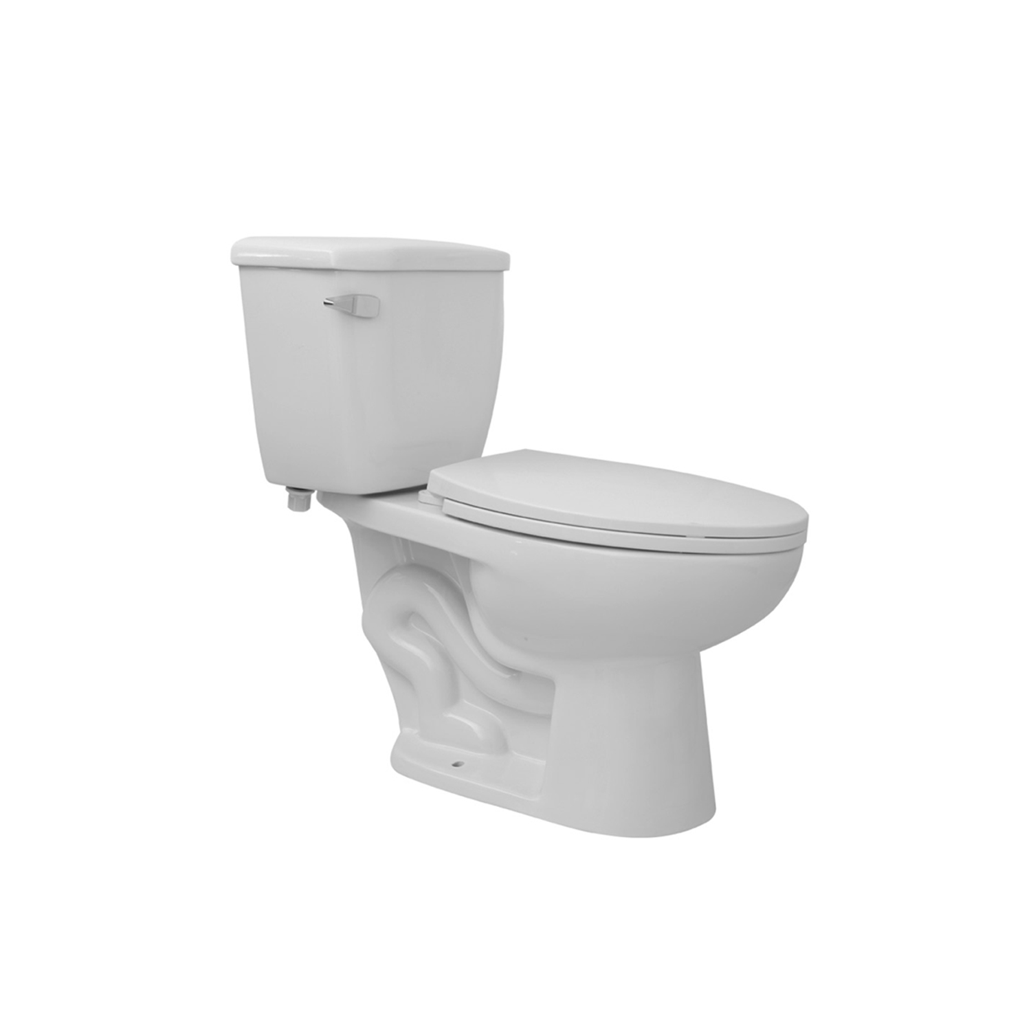 Duko A249R+T49S Two-Piece Single Flush Round Front