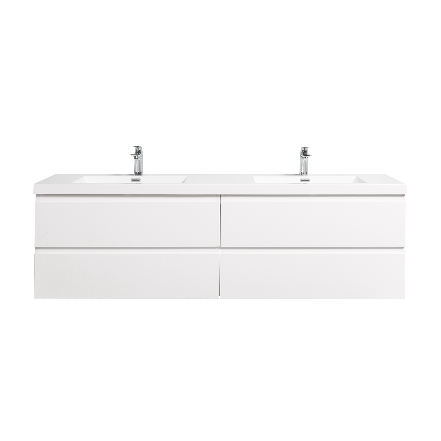 Duko Angela 72D Rectangular Sink Bathroom Vanity Cabinet 