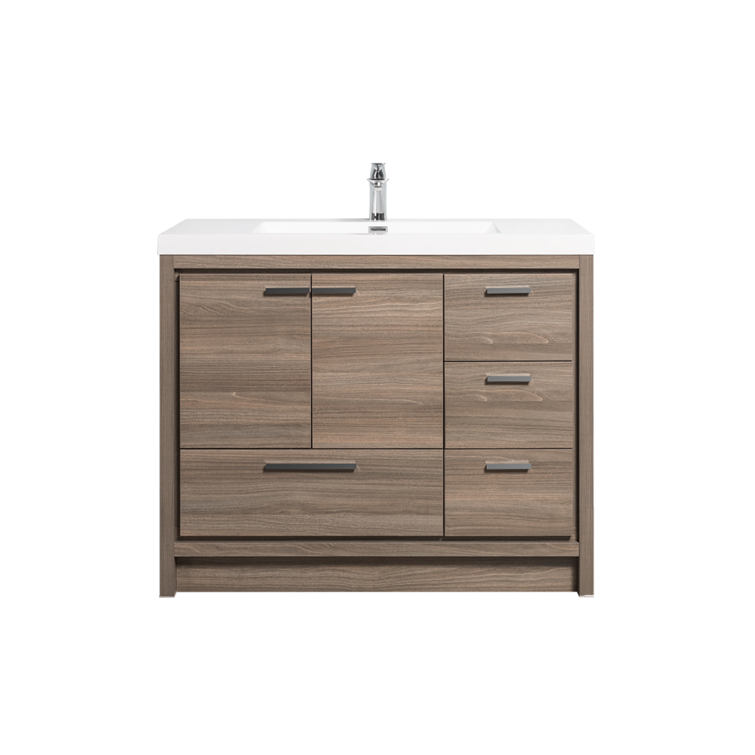 Duko Allier 42R 42" Rectangular Sink Bathroom Vanity Cabinet