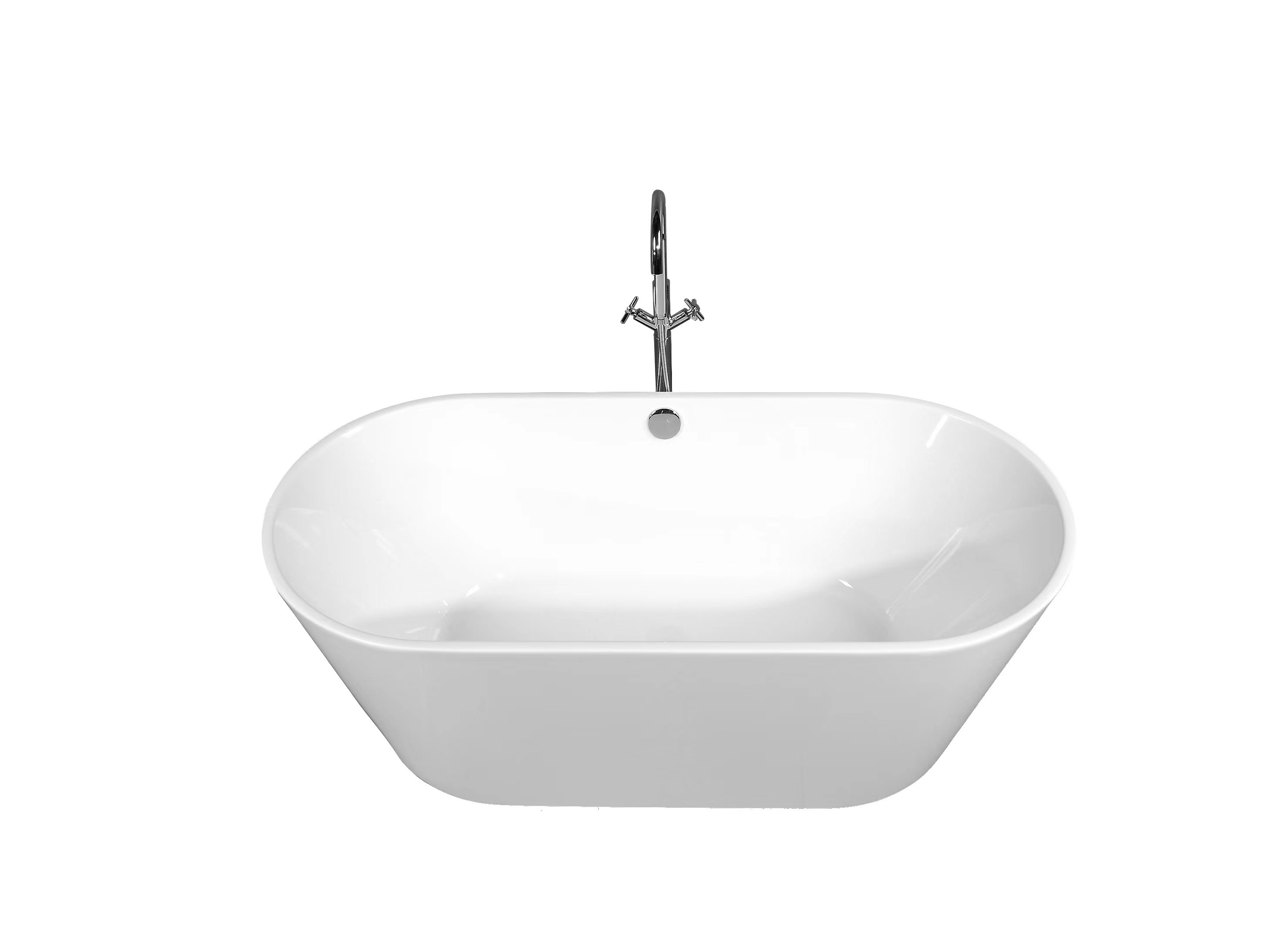 Duko-Acrylic freestanding bathtub-SKYSEA 59"